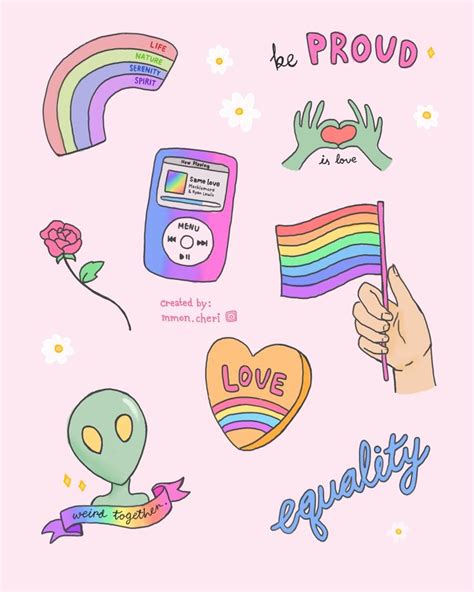 cute pride stickers|free lesbian pride stickers.